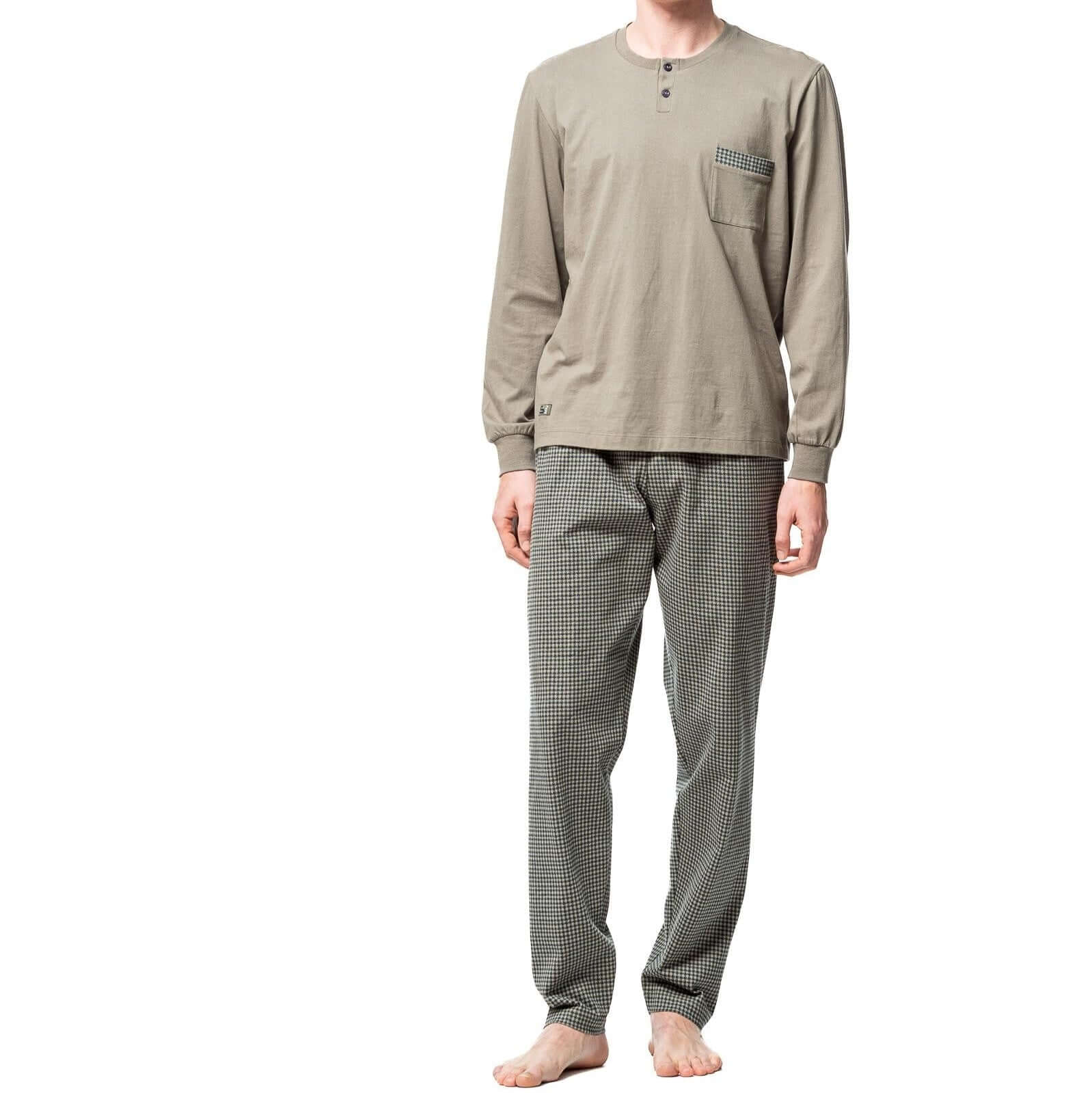 Pijama de hombre Egatex 252609 Tostado