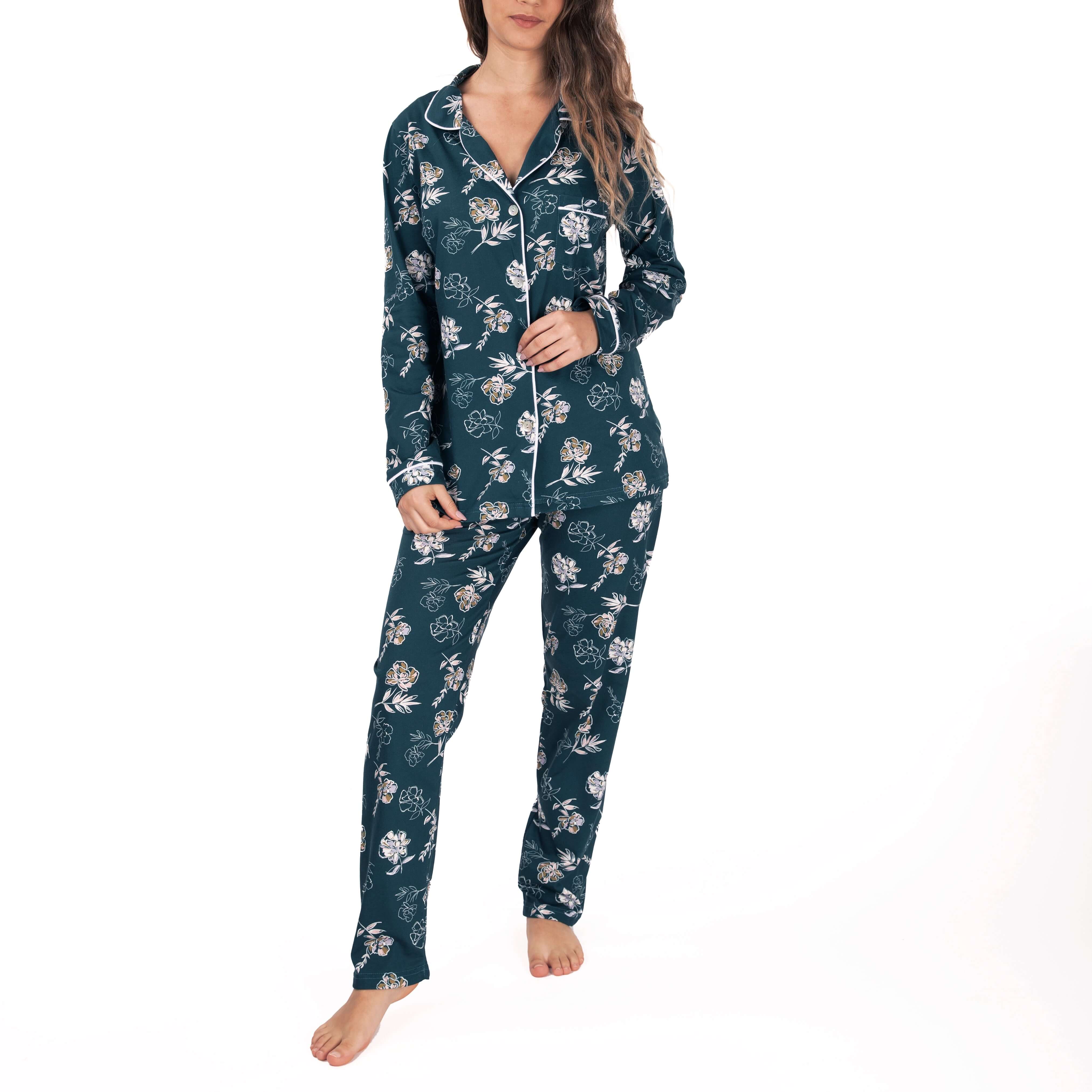 Pijama mujer Rachas & Abreu 25367 Verde