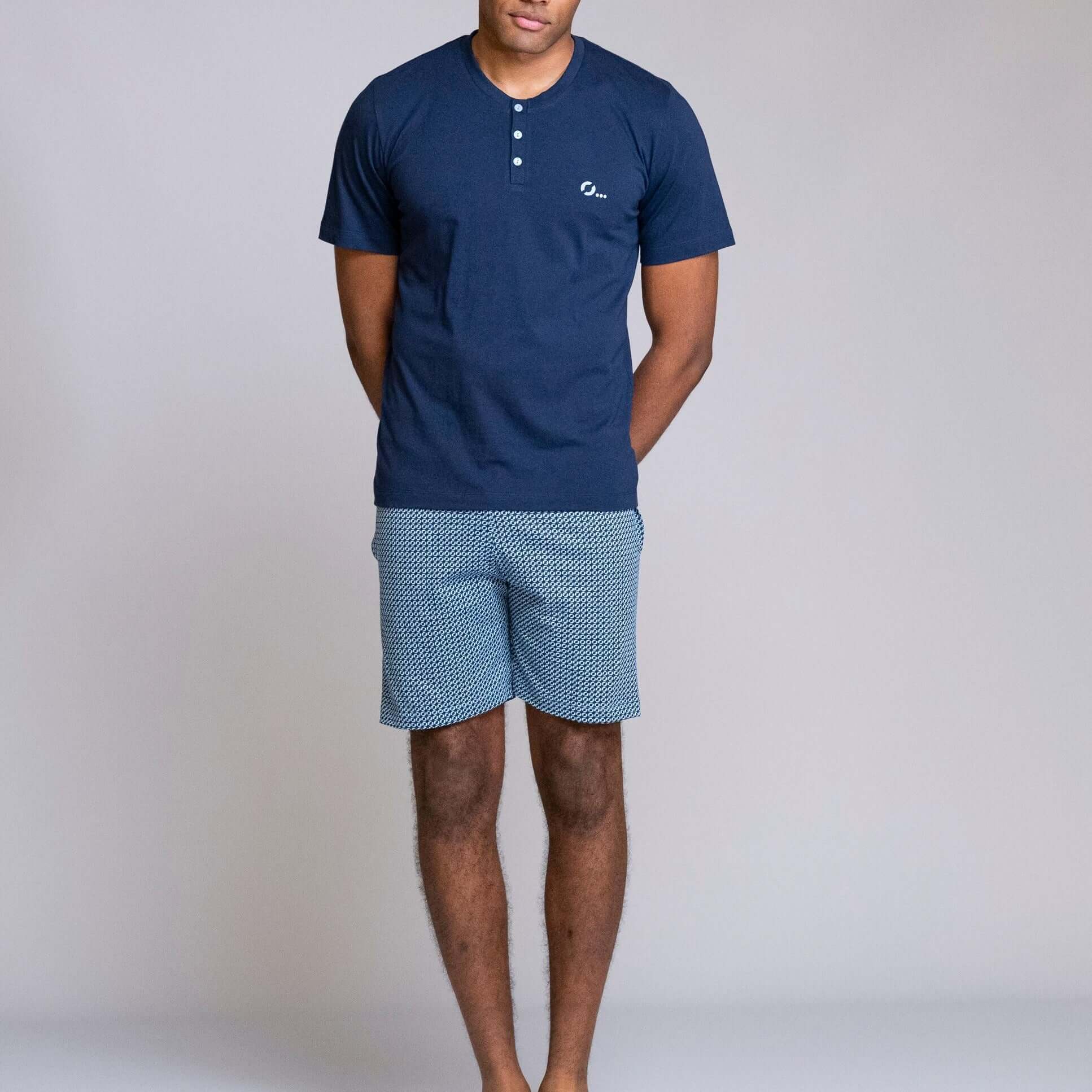 Pijama corto hombre Egatex 261626 Azul