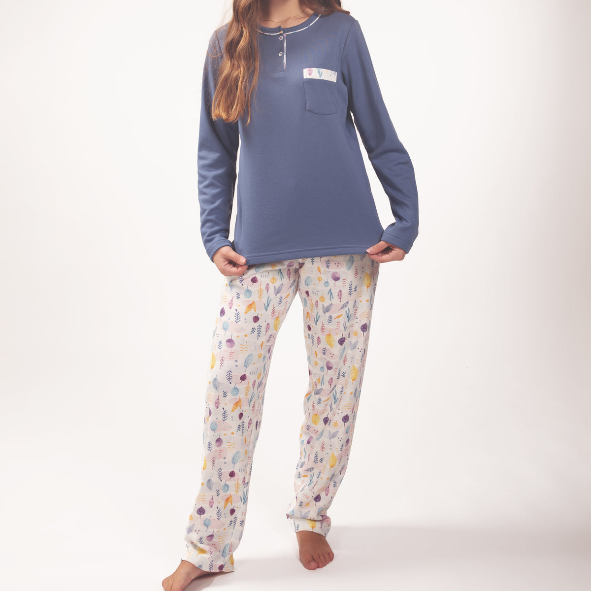 Pijama mujer Rachas & Abreu 26355 Azul