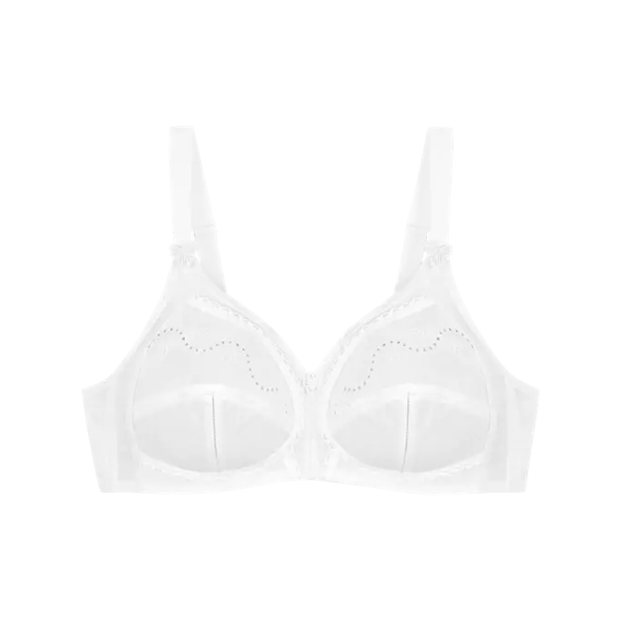 Sujetador Triumph sin aros Doreen cotton N Blanco