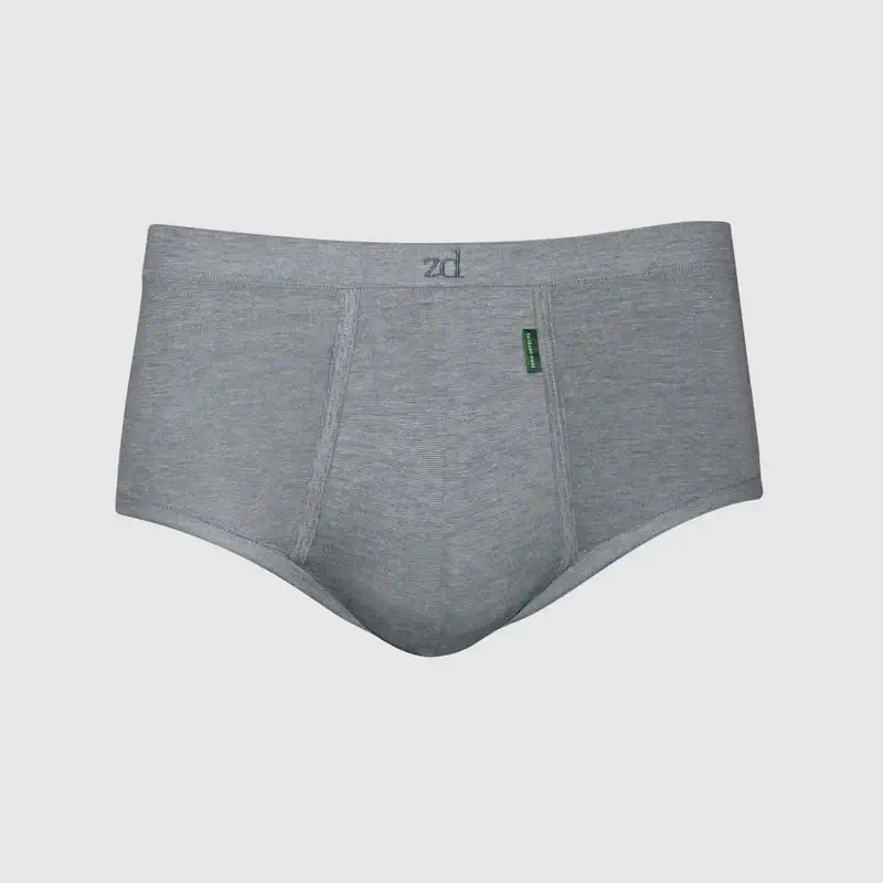 Calzoncillos ZD Slip abierto Senior algodón egipcio Grey