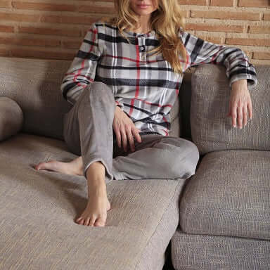 Pijama mujer BH Paloma 42140 Gris claro