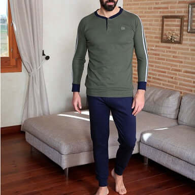 Pijama hombre BH Andrei 42181 Azul