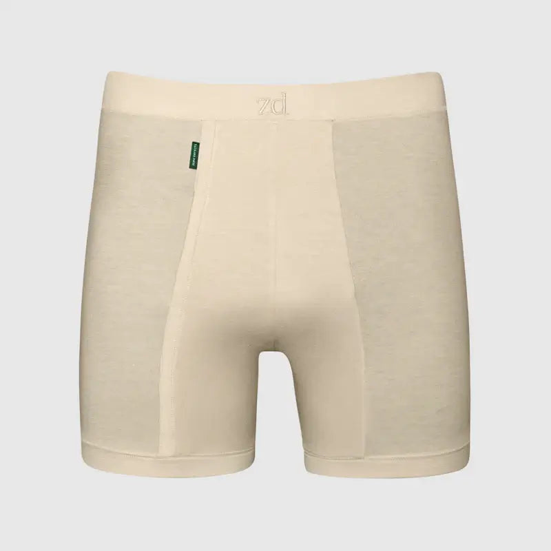 Calzoncillos ZD boxer abierto Helios algodón egipcio Beige