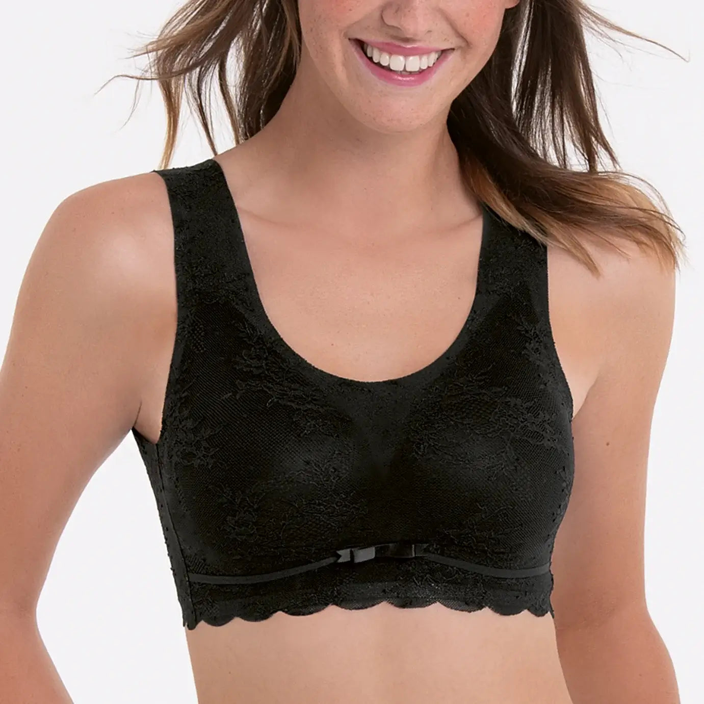 Sujetador Anita sin aros 5400 Essential Lace Black