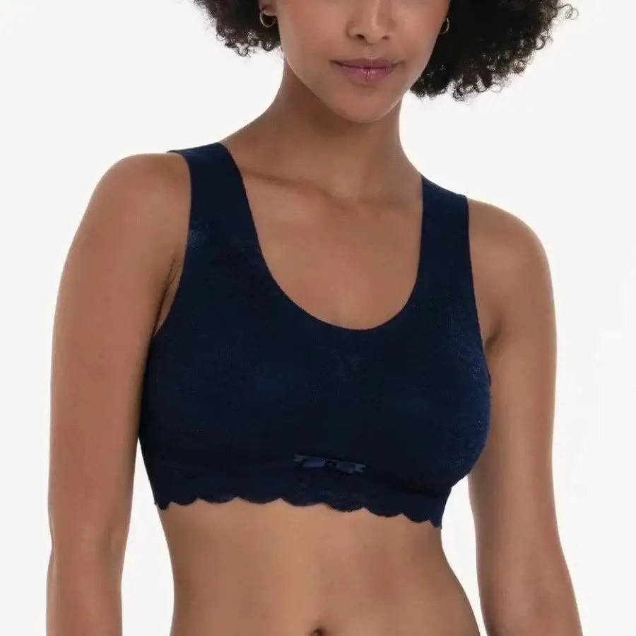 Sujetador Anita sin aros 5400 Essential Lace Maritim blue