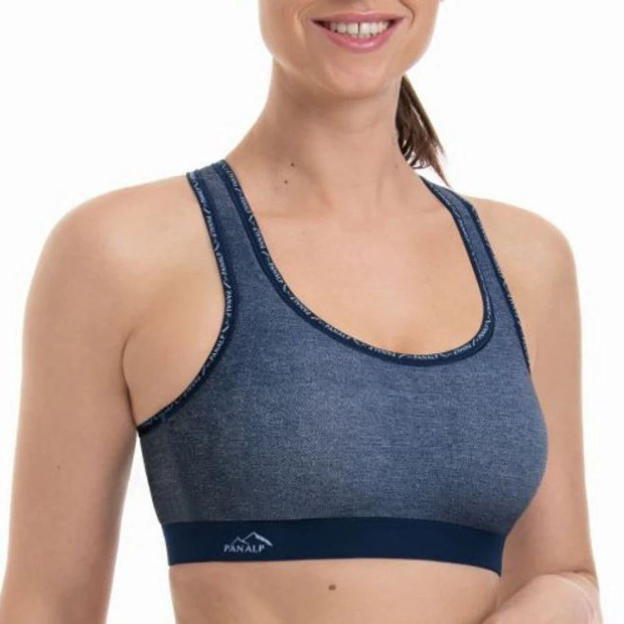 Sujetador Anita deportivo 5562 PanAlpTM Delta Top Azul tejano