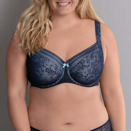 Sujetador Rosa Faia con aros 5653 Fleur copas grandes