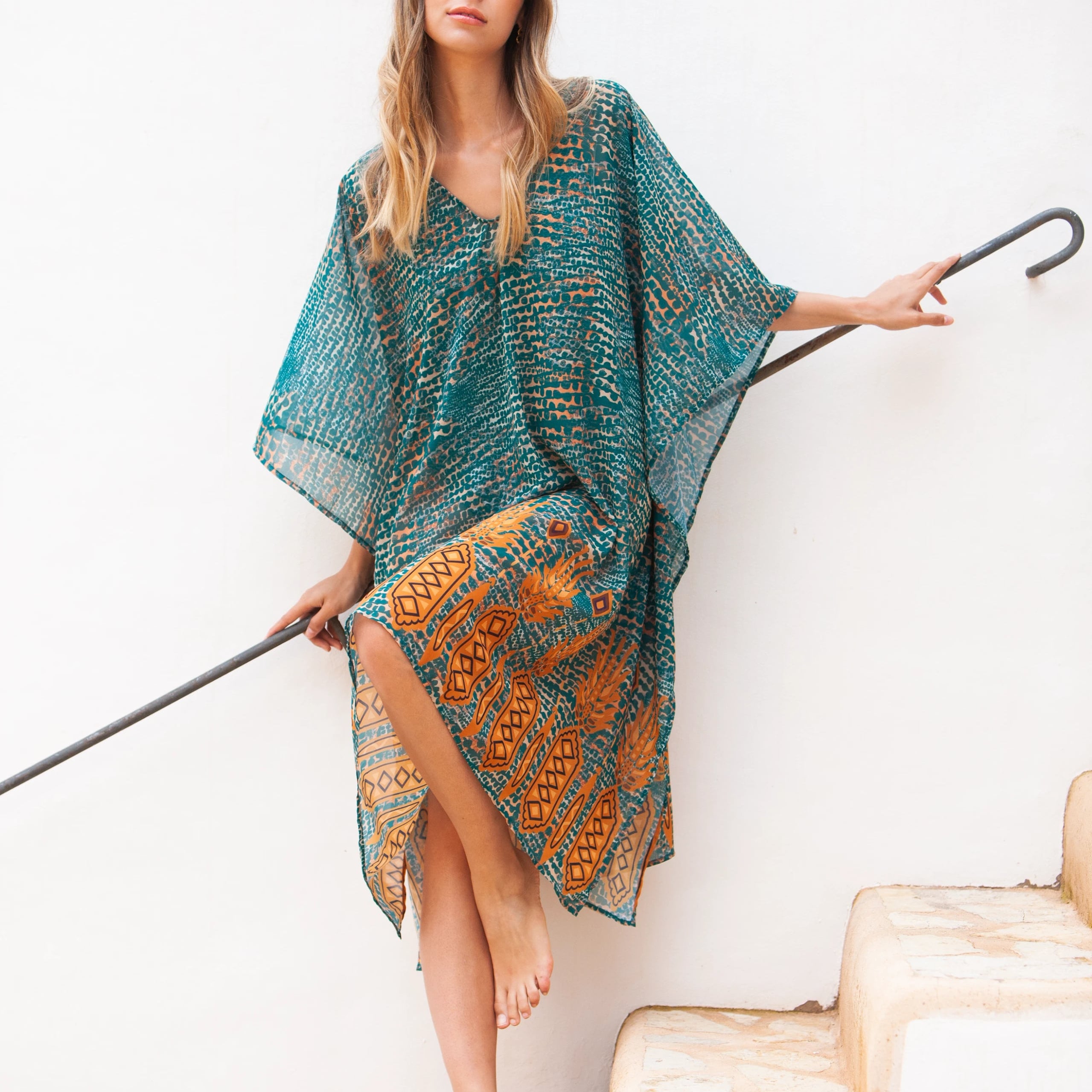 Kaftan Deidad 65261 Unica Verde kaki