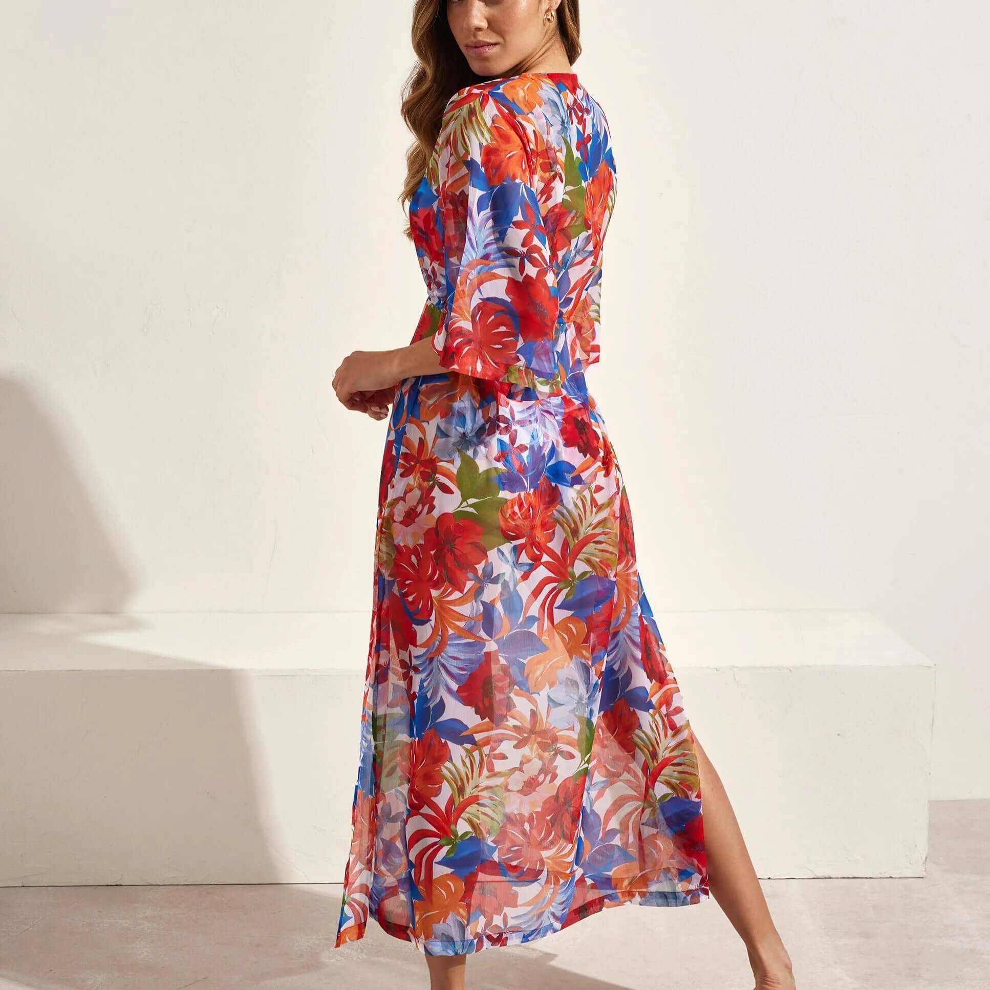 Vestido largo Selmark BL596 Marfil