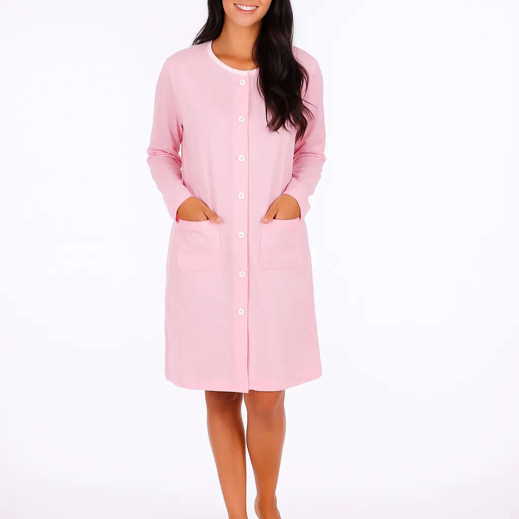 Bata Botones Rachas & Abreu 103 Rosa