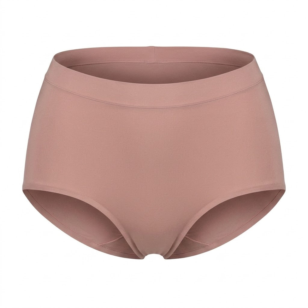 Braga talle alto Essential Anita de color rosa, ideal para comodidad y sujeción diaria.