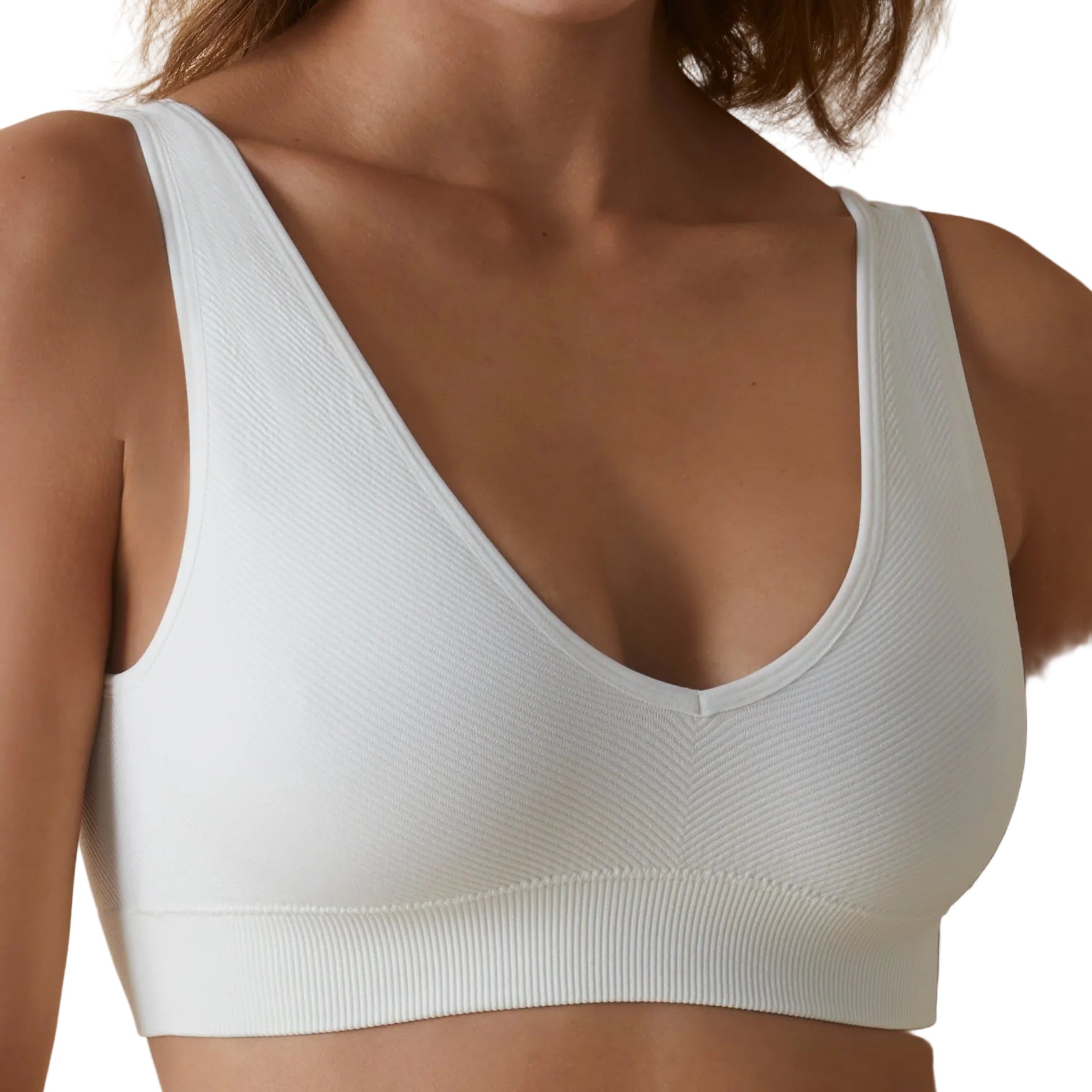 Sujetador Selene Letiana sin aros ni costuras y con copa extraíble Marfil B