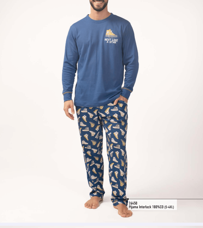 Pijama hombre Rachas & Abreu 26450 Azul