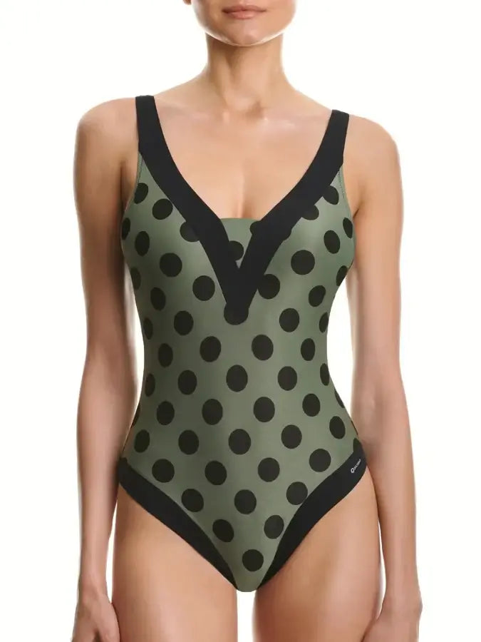 Bañador Basmar control 6136 Karen Verde kaki