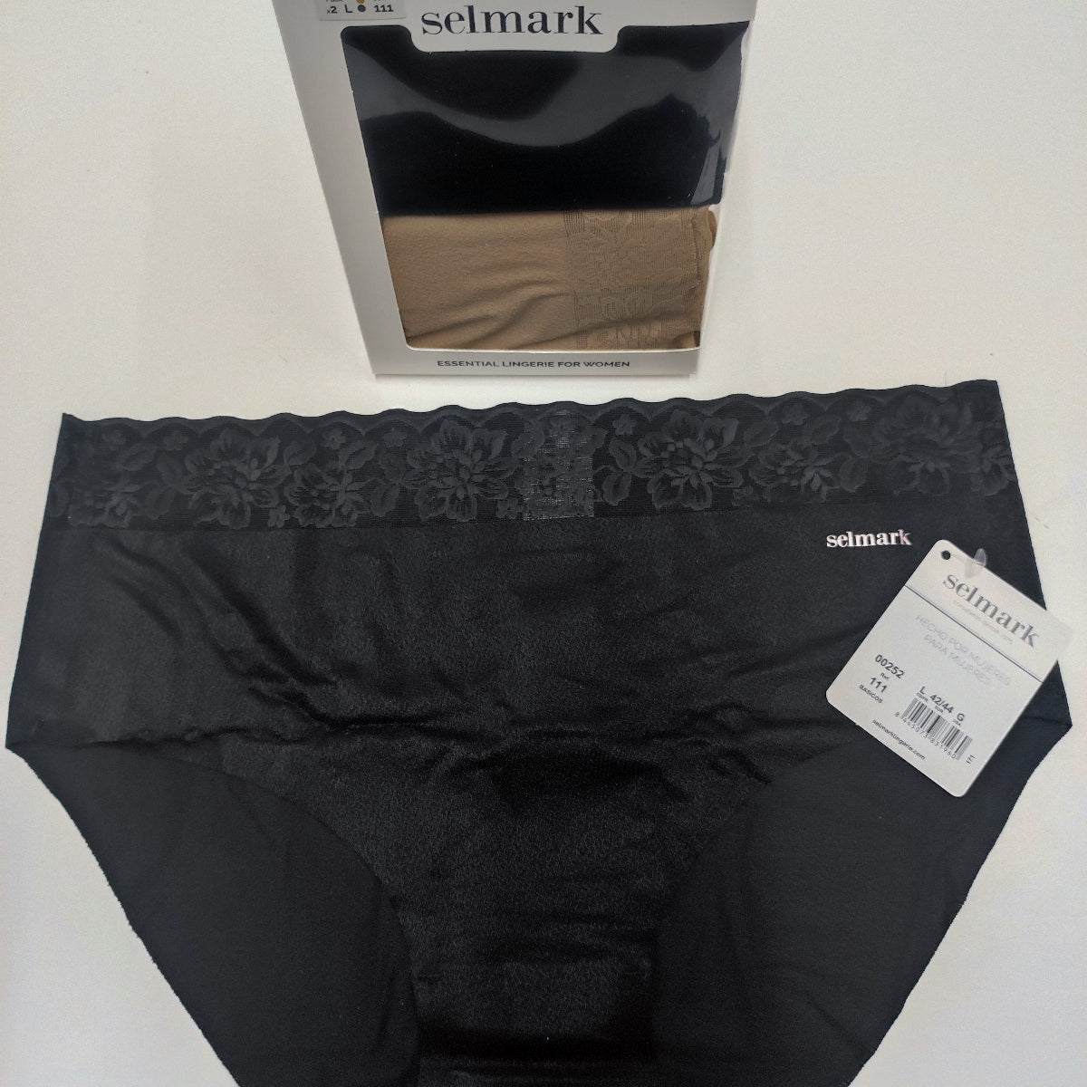 Pack 2 unités culotte bikini ultra invisible Selmark 00252