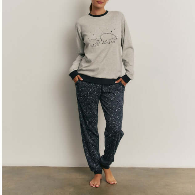 Pijama mujer Promise N21833 (3 piezas)