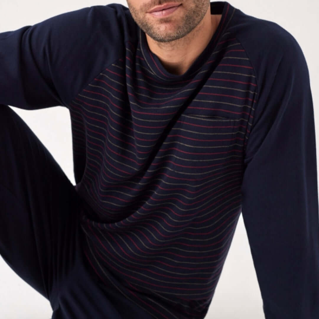 Pijama hombre Promise H34542 Marino