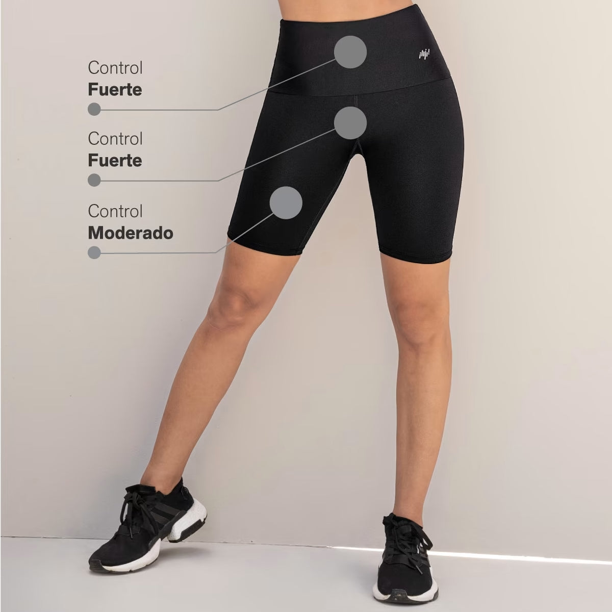 Faja Leonisa short reductora 195512 ciclista S Negro