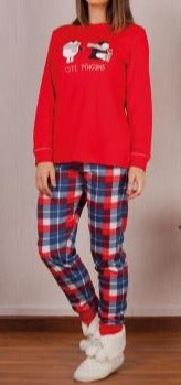 Pijamas mujer Rachas & Abreu 21351 Rojo ⭐⭐⭐✩✩