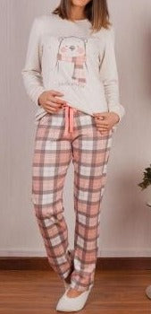 Pijamas mujer Rachas & Abreu 21361 Crudo ⭐⭐⭐✩✩