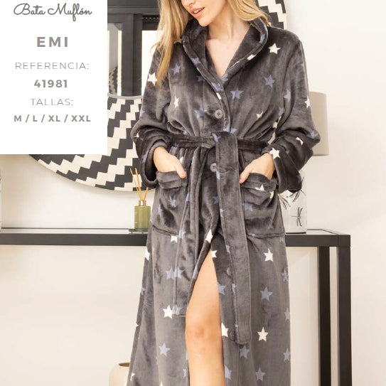 Batas mujer Blanca Hernandez 41981 Gris ⭐⭐⭐⭐⭐