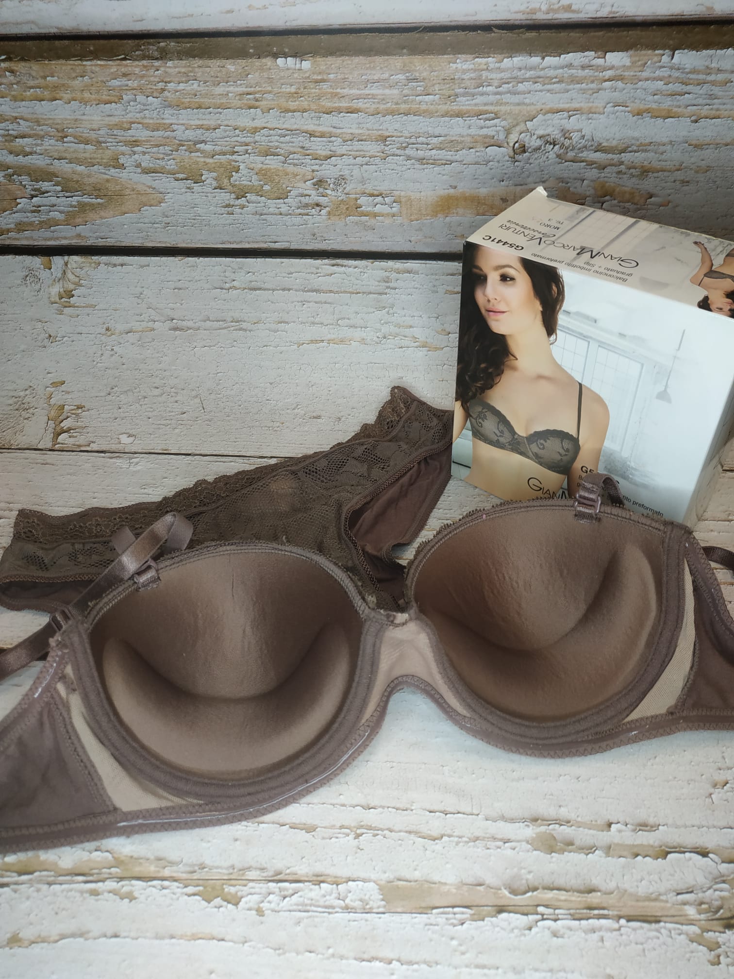 Conjunto sujetador push up y braga bikini Gian marco Venturi 5441 - Corseteria Lita