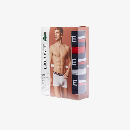 Calzoncillo boxer Lacoste pack x 3 unidades