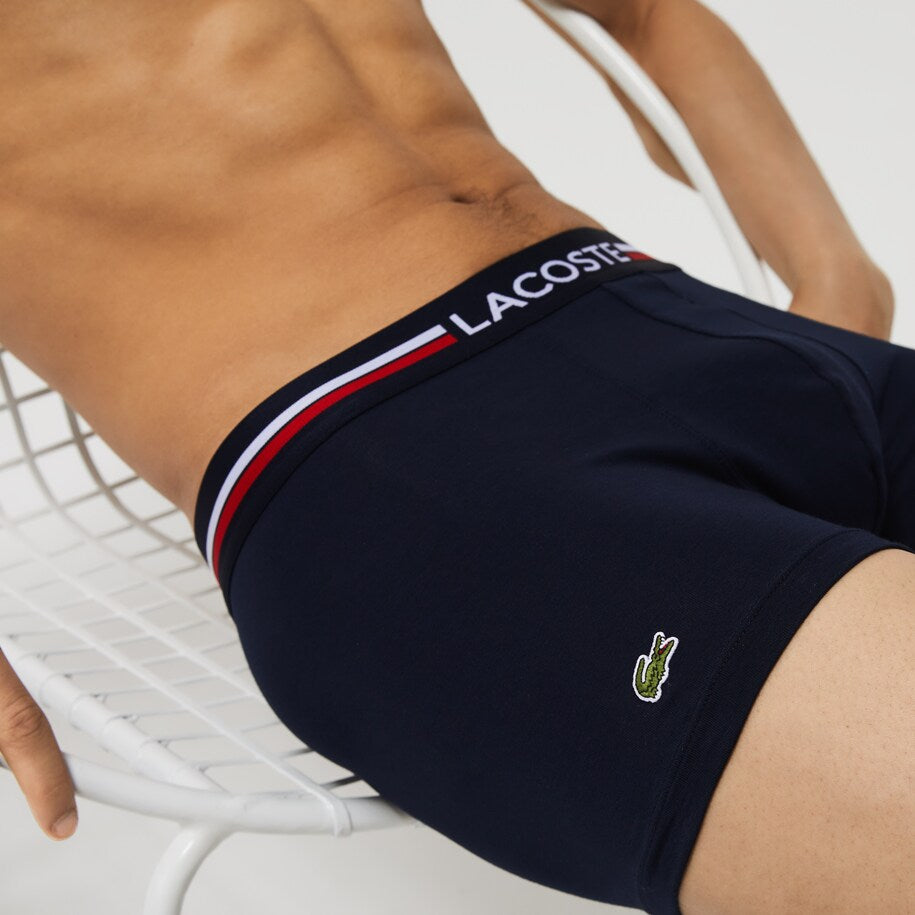 Calzoncillo boxer Lacoste pack x 3 unidades