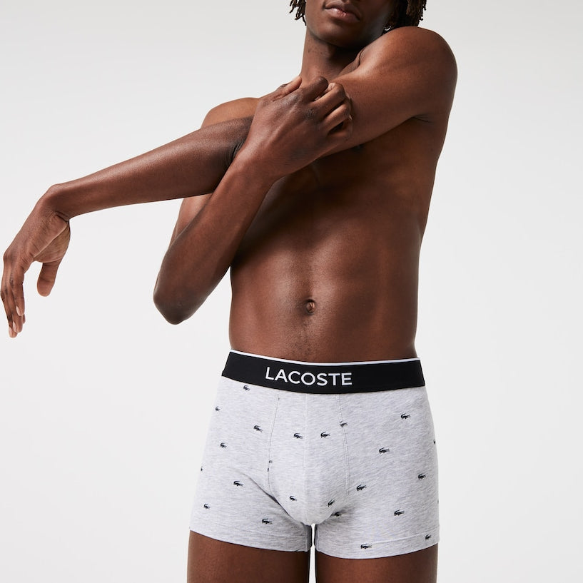 Calzoncillo boxer Lacoste pack x3 unidades