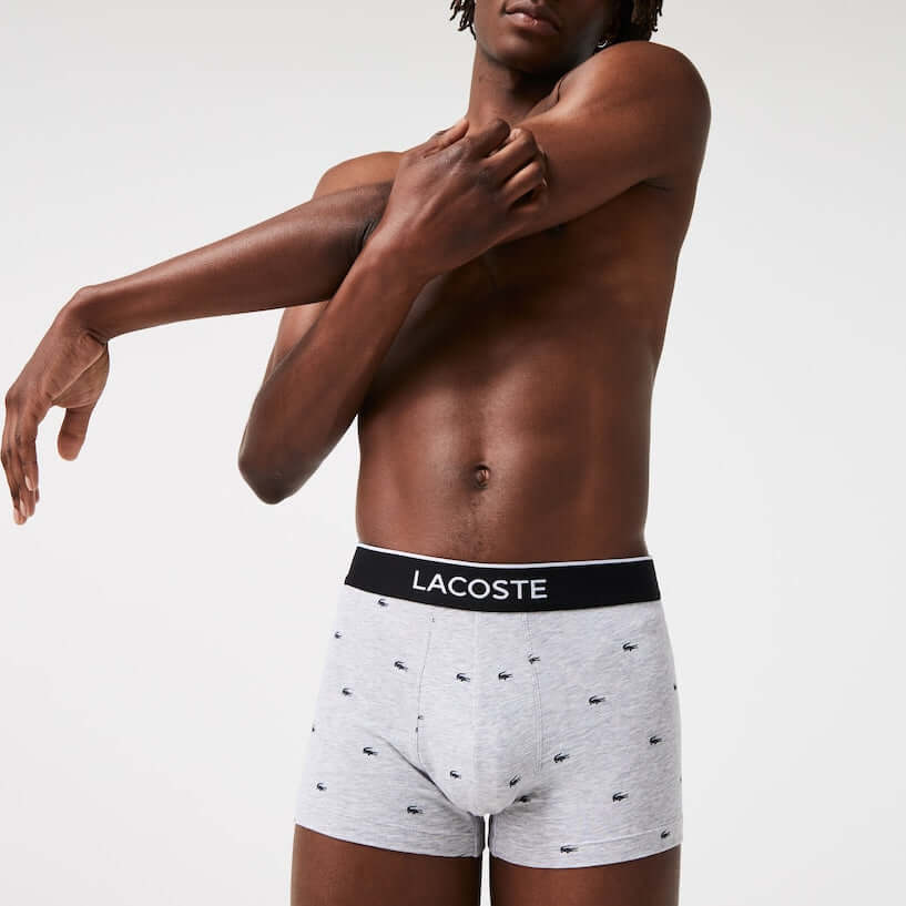 Calzoncillos boxer Lacoste 5H3411 pack x 3 unidades