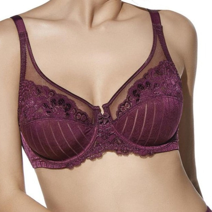 Sujetador Selene con aros Mariluz Burdeos C